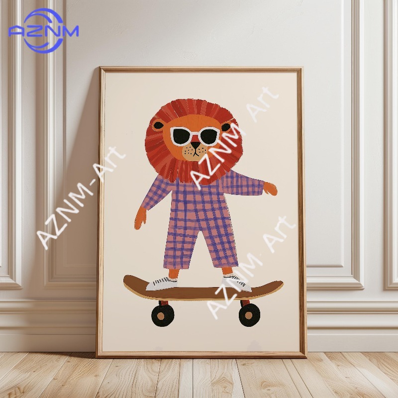 1 szt. Zabawny plakat ze zwier – Baby Nursery Needs recenzja i cena