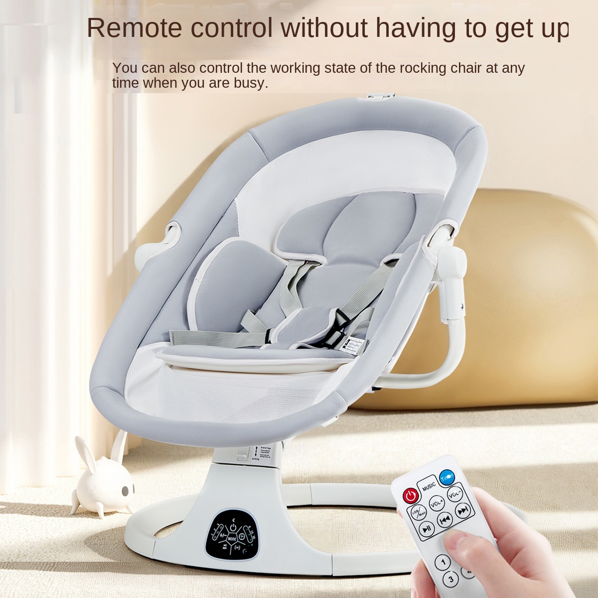 Fotel bujany dla niemowląt, wi – Baby Nursery Rocking Chair recenzja i cena