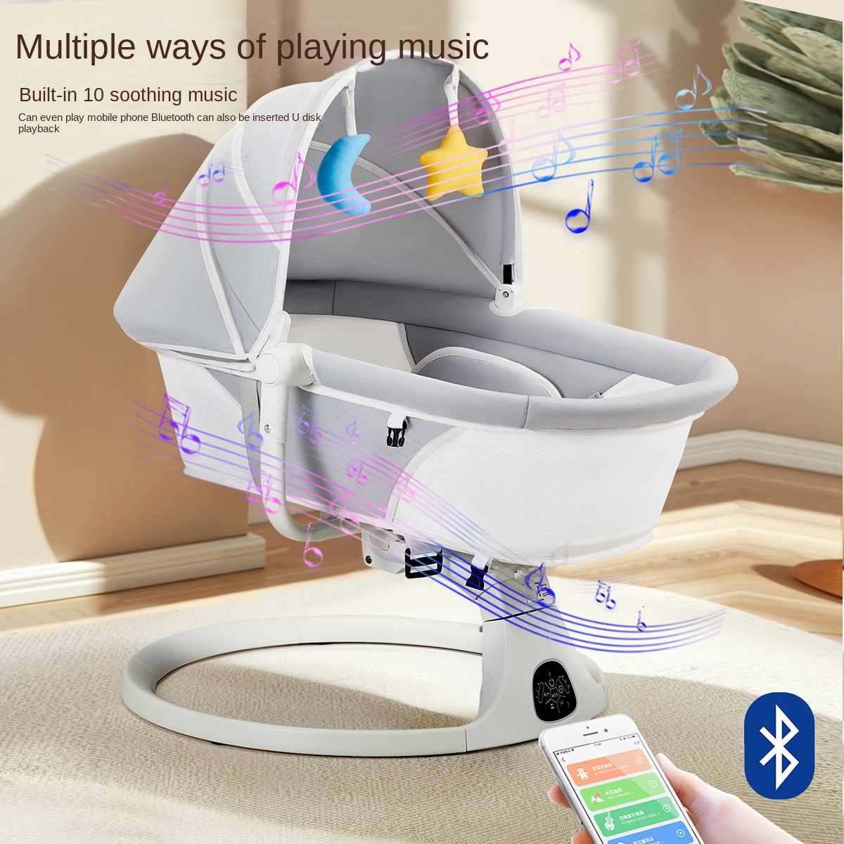 Fotel bujany dla niemowląt, wi – Baby Nursery Rocking Chair recenzja i cena