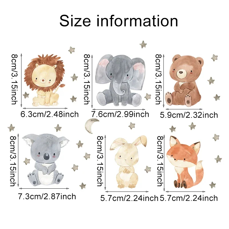 1/2/4/6 zestawów naklejek na ś – Baby Nursery Decals recenzja i cena