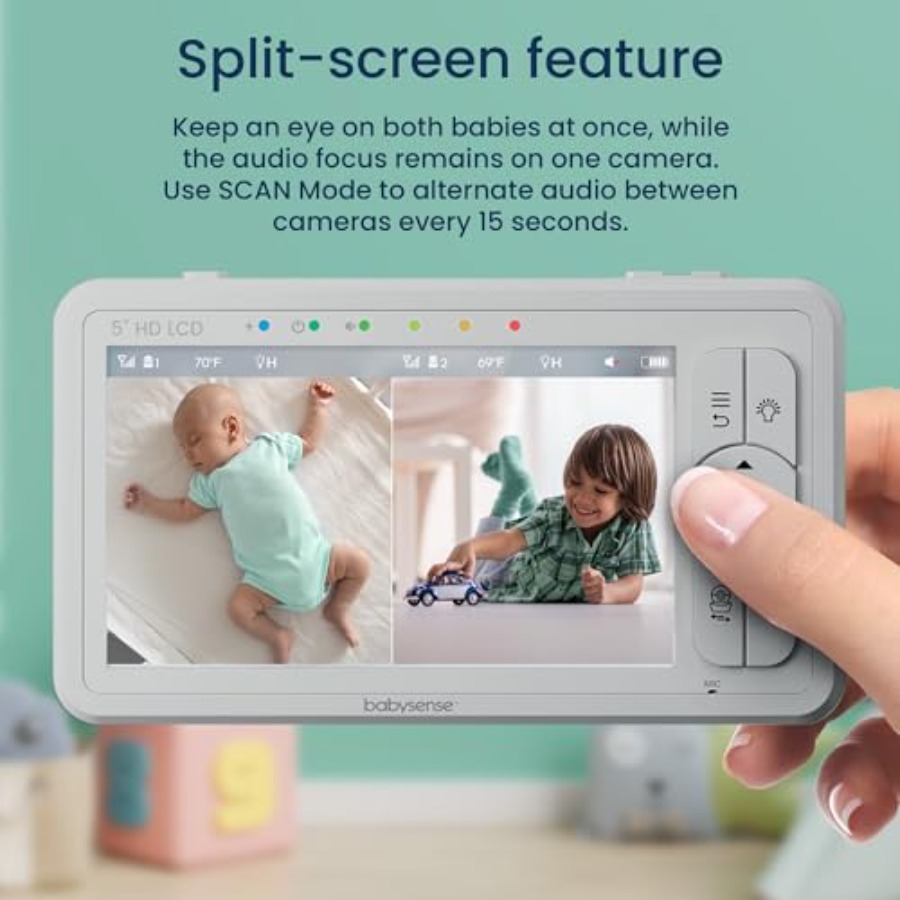 Niania elektroniczna do pokoju – Baby Monitor Split Screen recenzja i cena