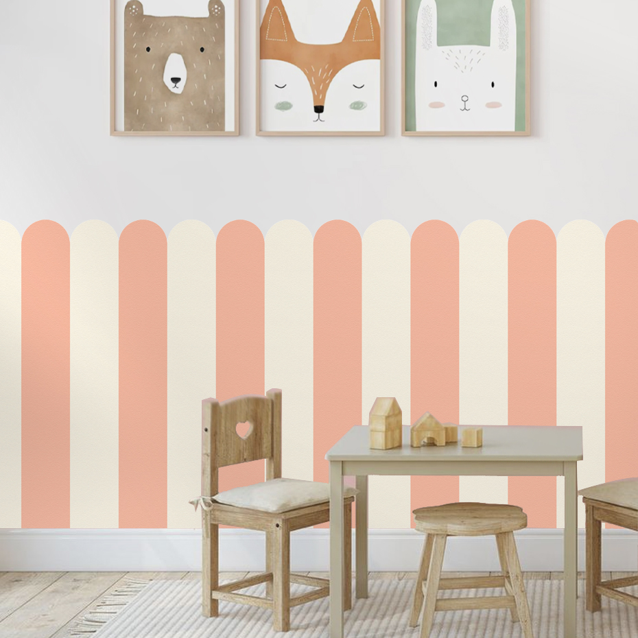 Wielokolorowa pionowa tapeta w – Wall Decal Nursery recenzja i cena