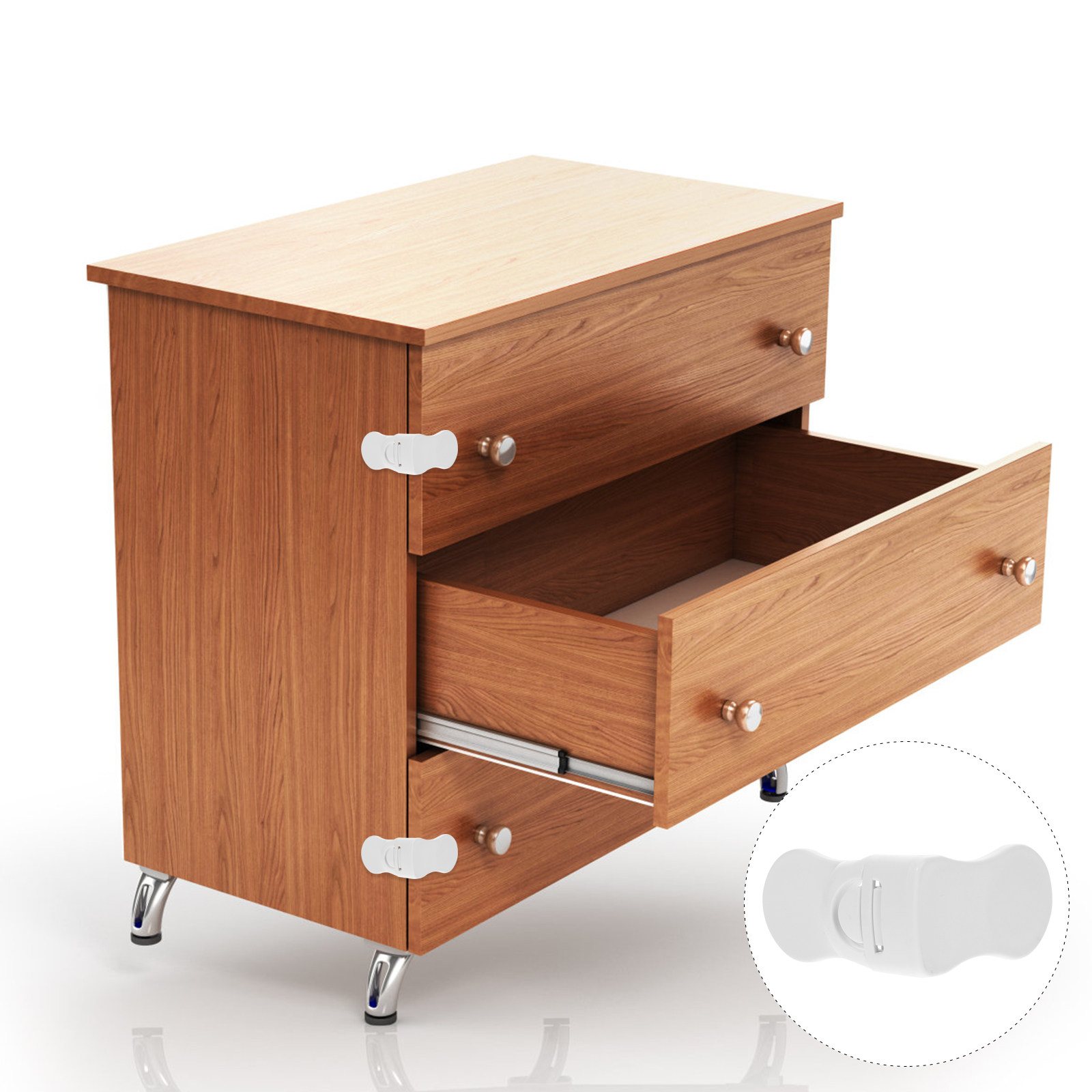 6 szt. Zabezpieczenia do szafe – Baby Nursery Bookshelf recenzja i cena