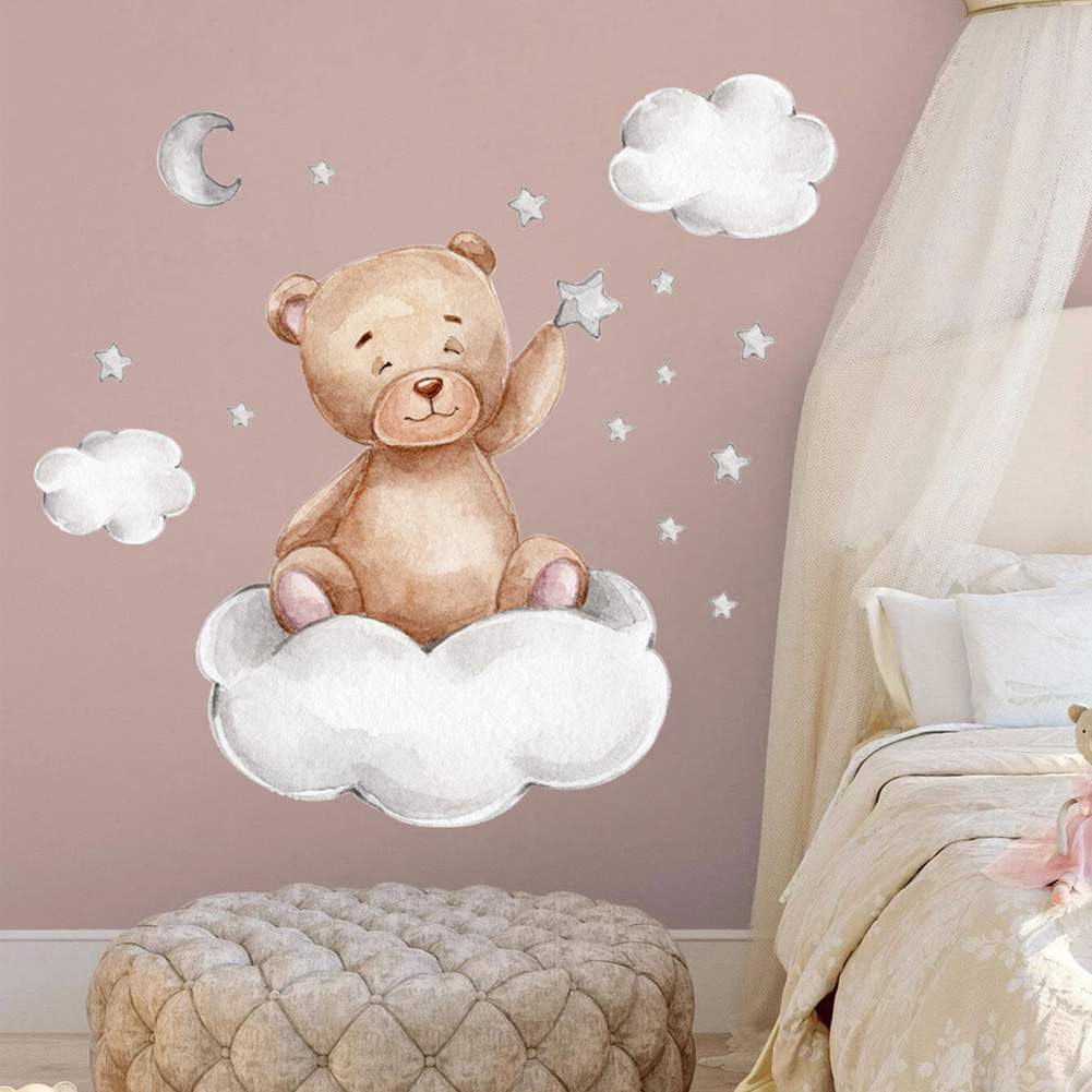 Naklejki ścienne Niedźwiedź Ks – Baby Nursery Murals recenzja i cena
