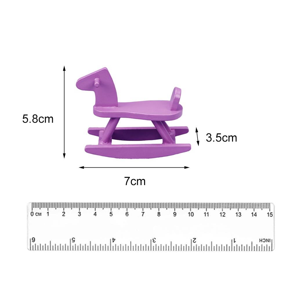 Miniaturowe akcesoria do domku – Baby Nursery Rocking Chair recenzja i cena